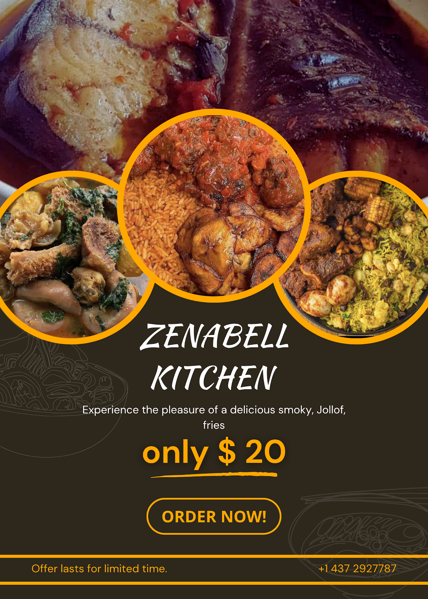 Zenabell kitchen Menu