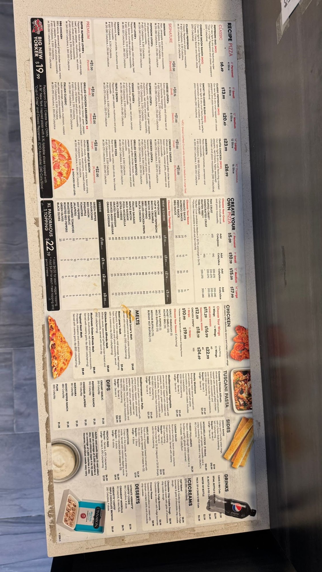 Pizza Hut Kapuskasing Menu