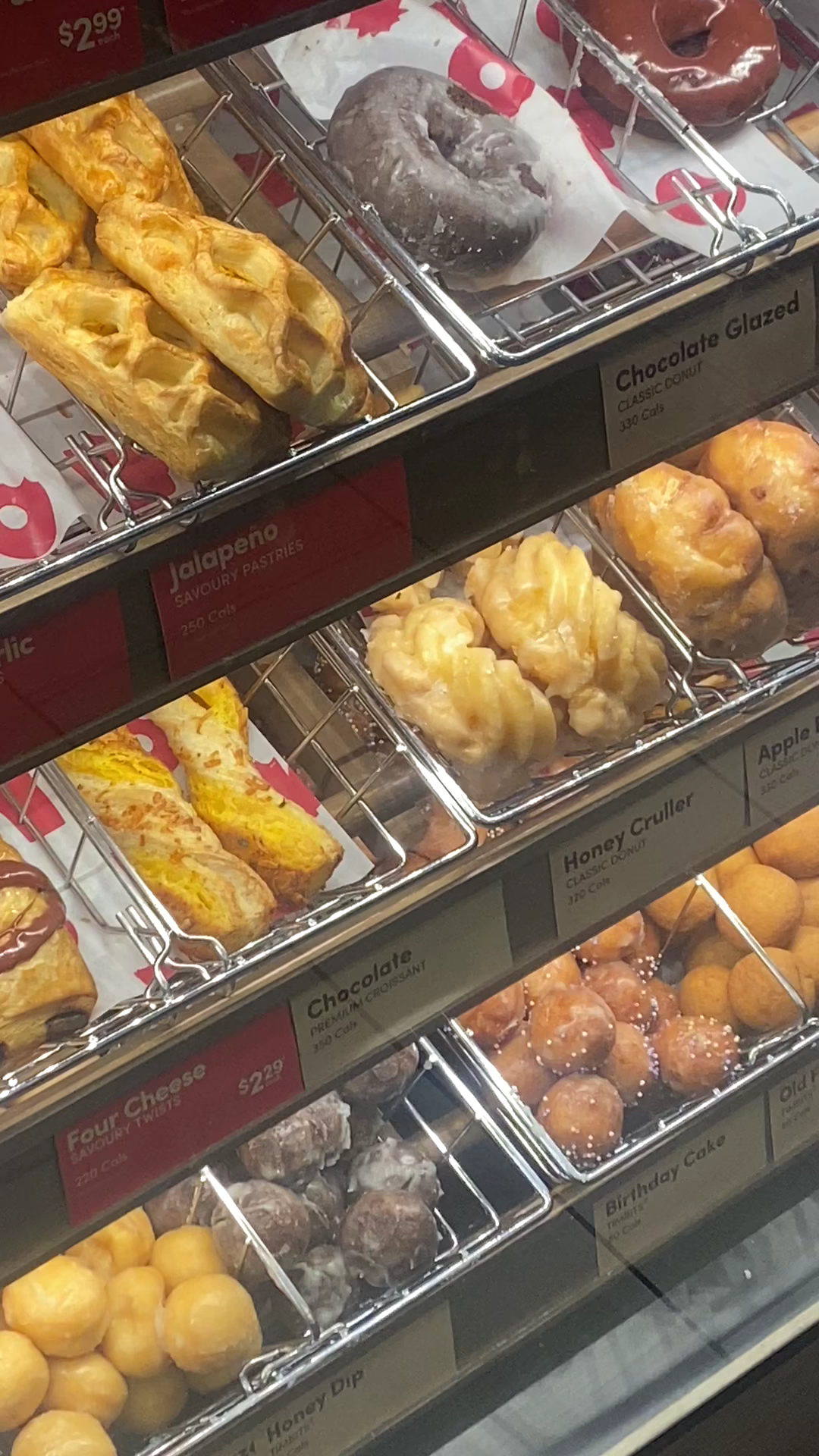 Tim Hortons Menu