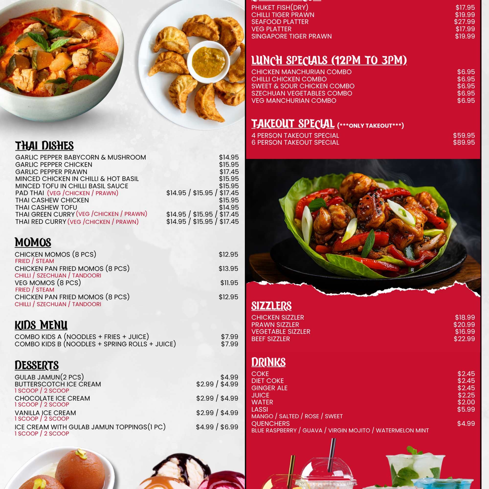 Hakka Chow Kitchener Menu