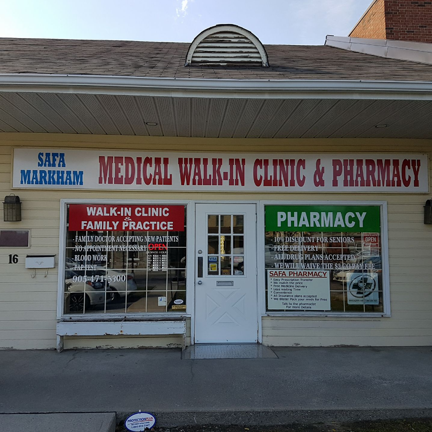 Safa Medical & Walk-In Clinic & Pharmacy Markham