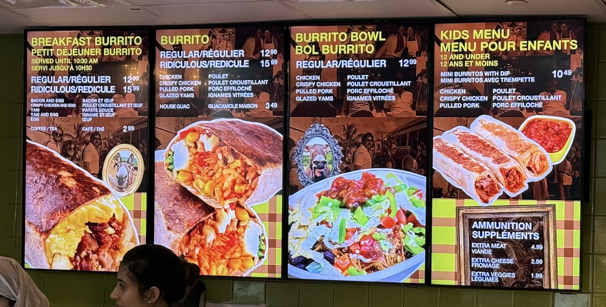 Smoke's burritorie Menu