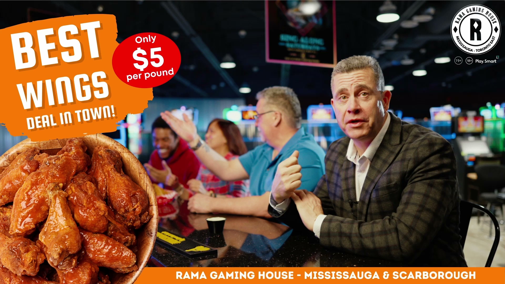 Rama Gaming House - Mississauga Menu