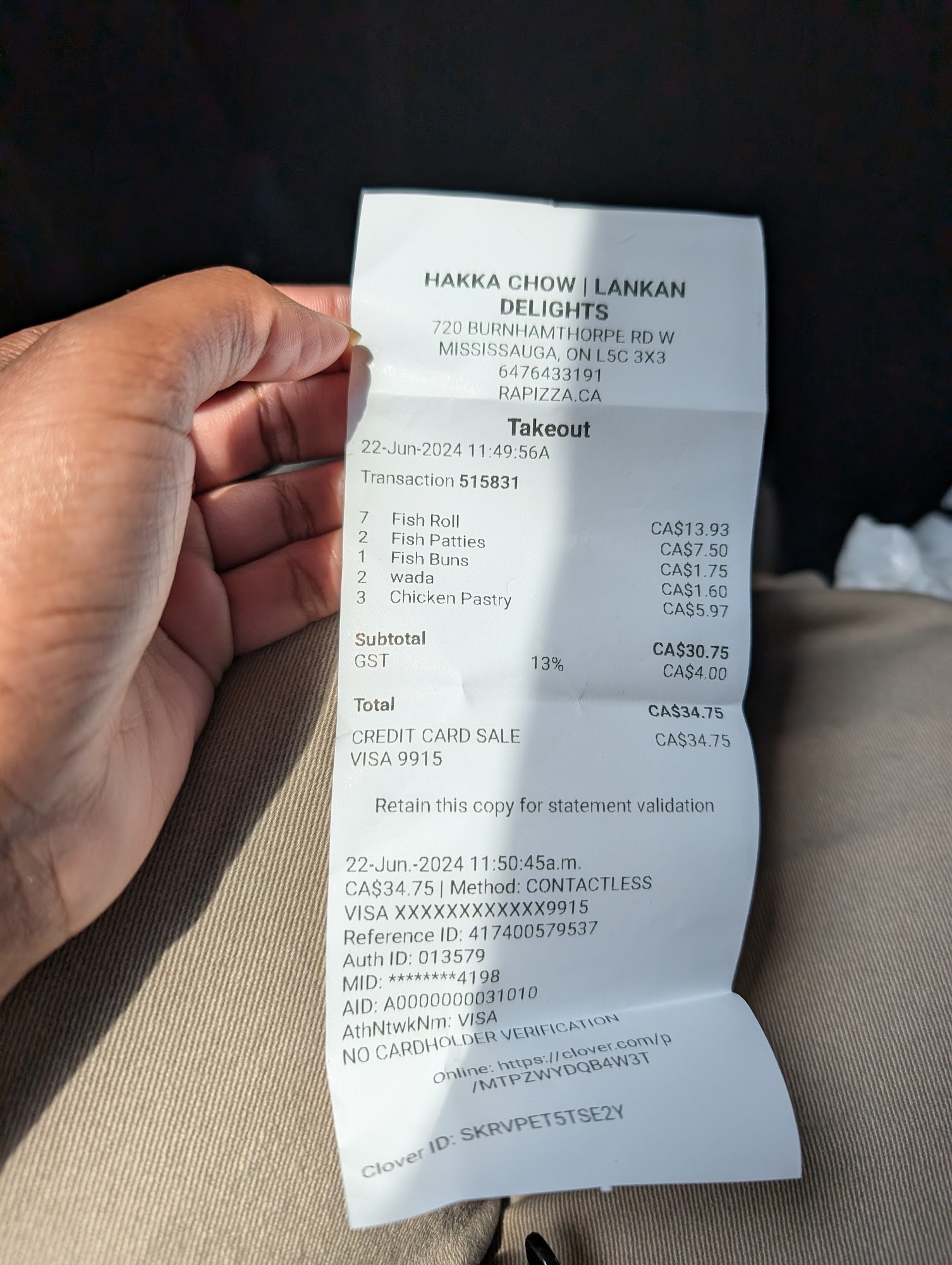 Rapizza mavis Menu