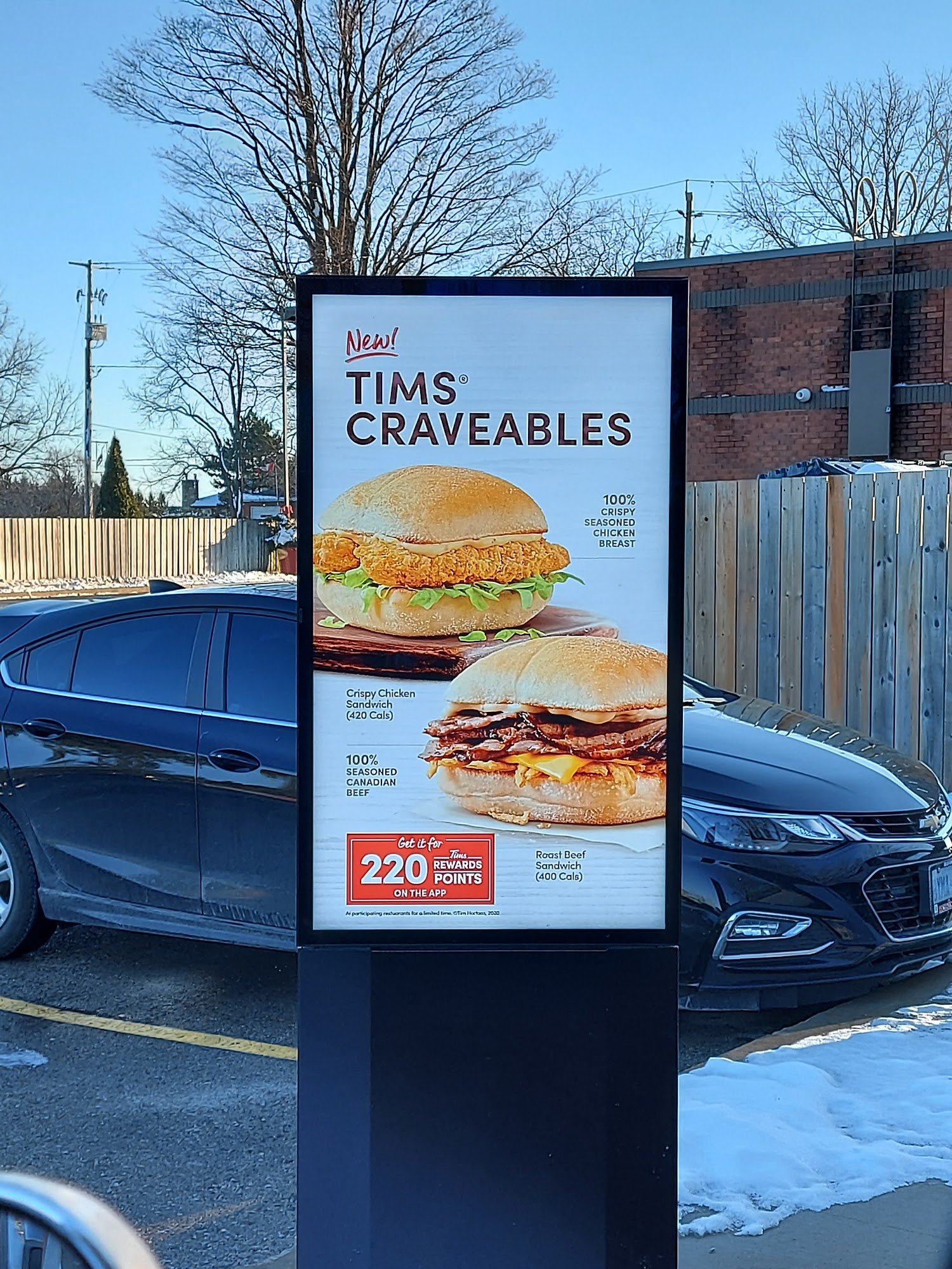 Tim Hortons Menu