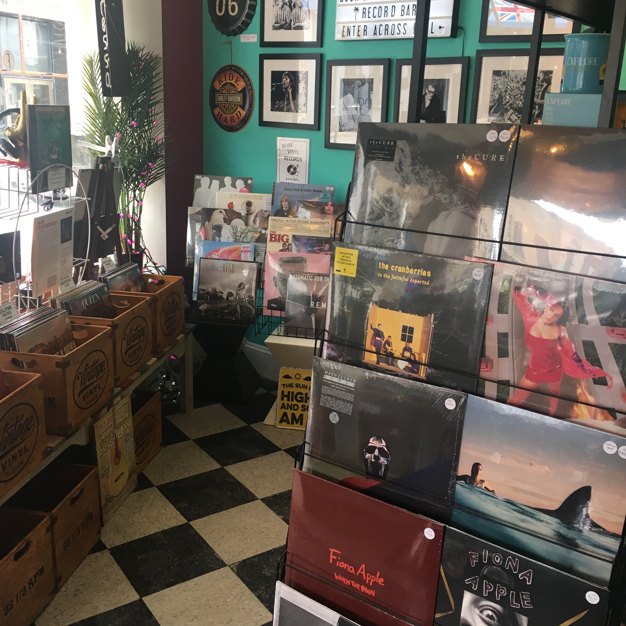 Neon Flamingo Record Emporium Newmarket