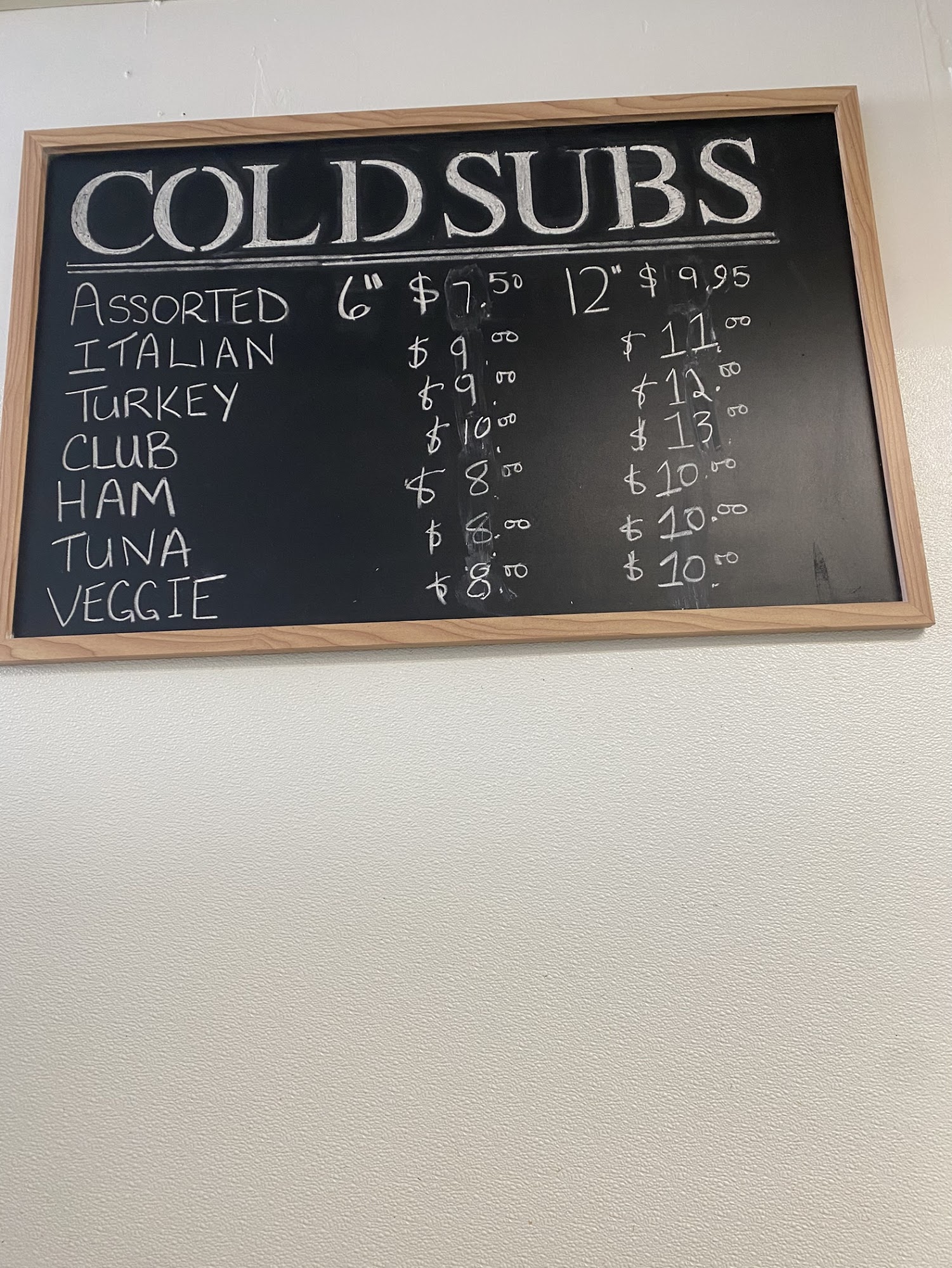 Substantial Sandwiches & Treats Menu