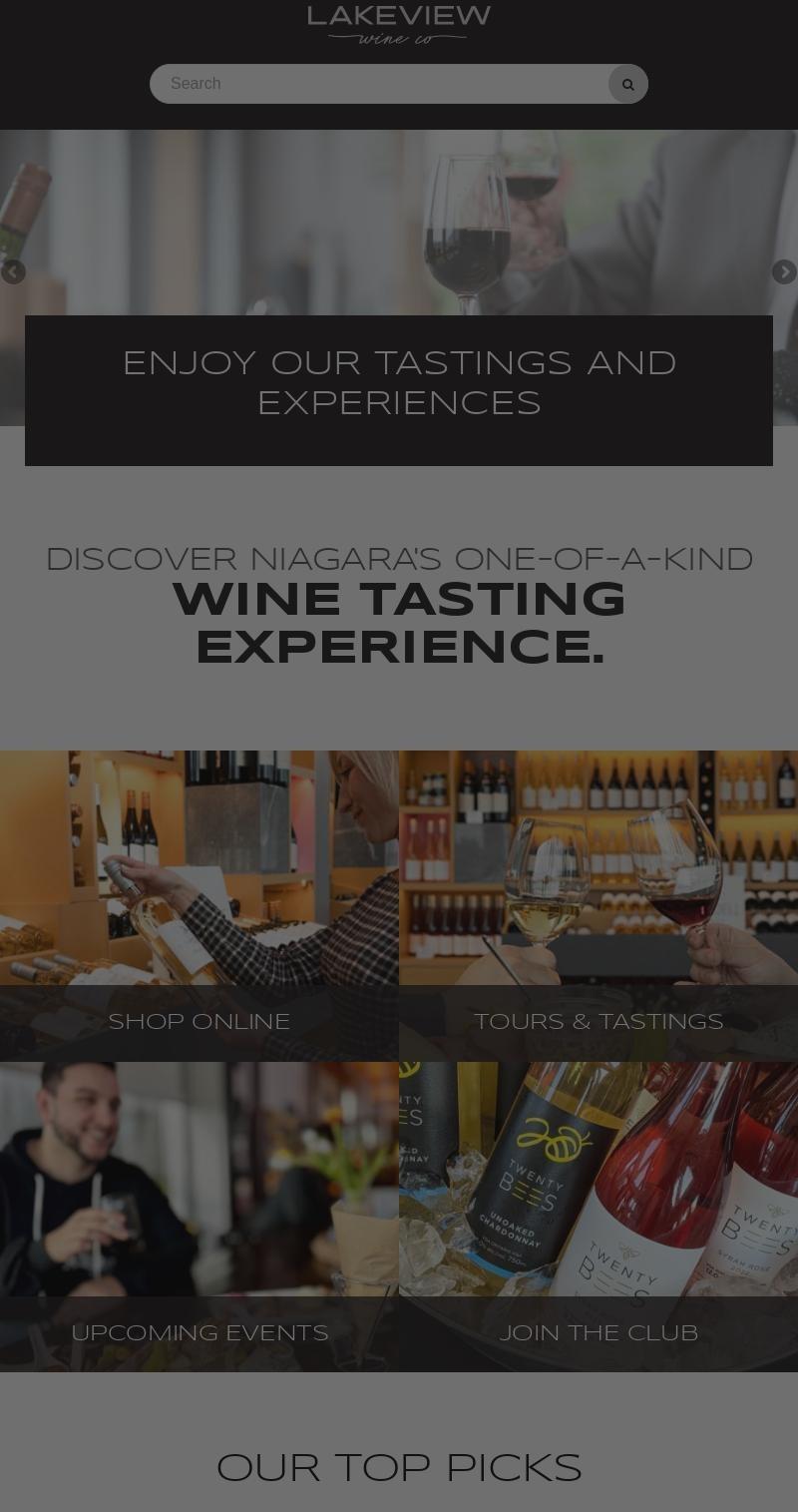 Lakeview Wine Co. Menu