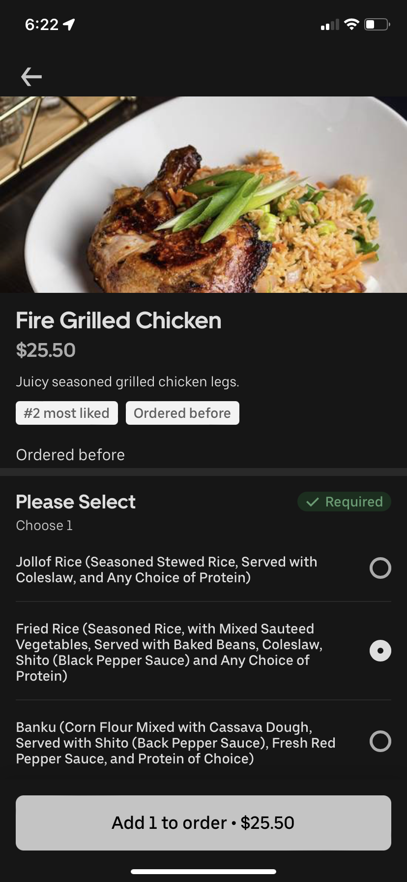 Nyamekye Menu