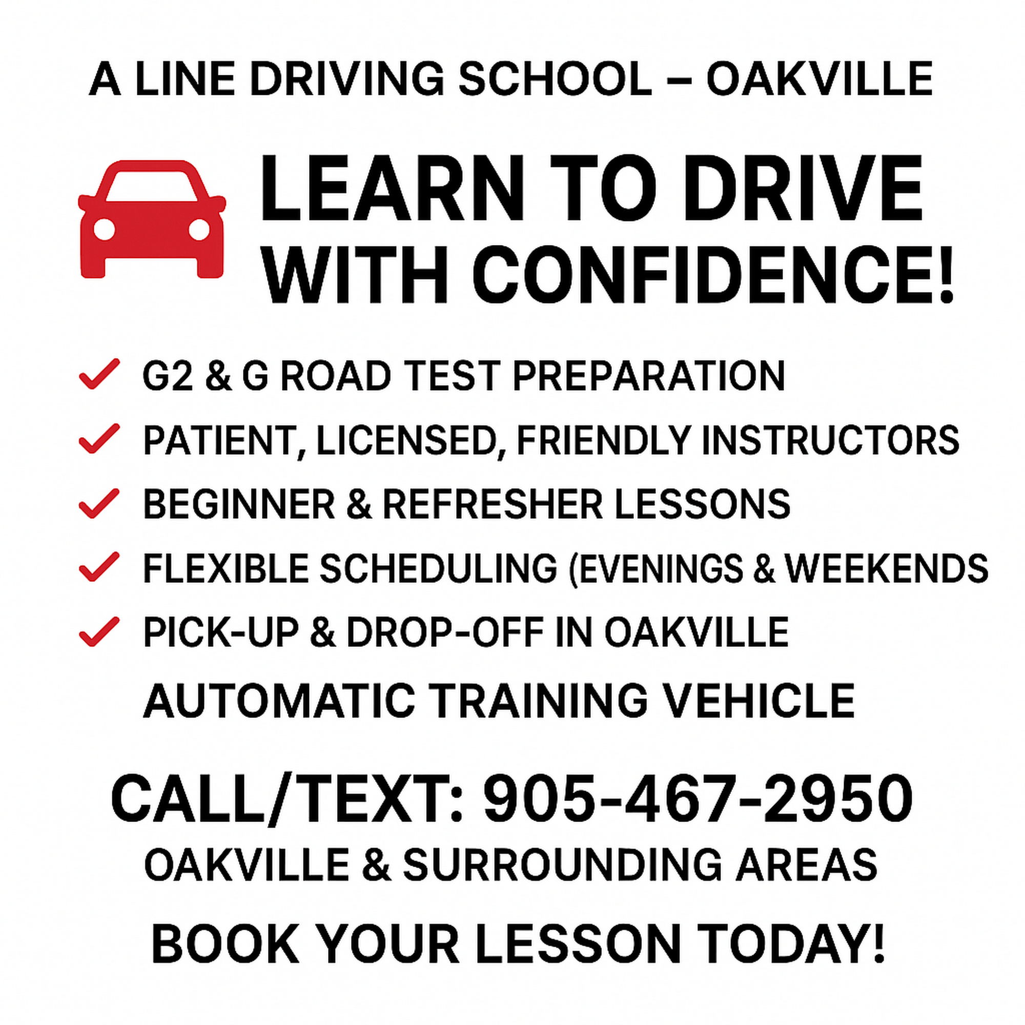 A LINE DRIVING SCHOOL INC