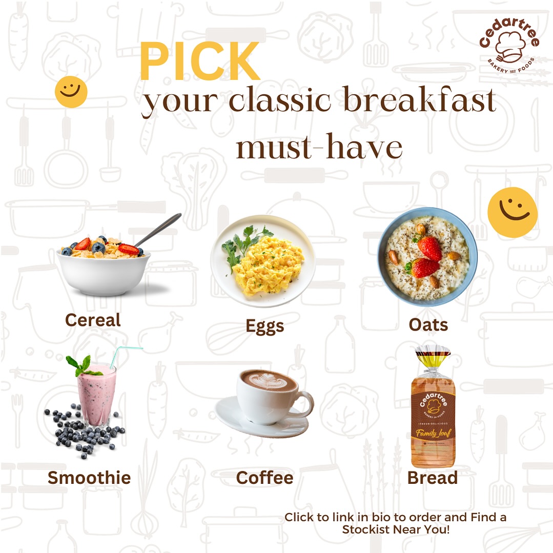 Cedartree Bakery and Foods Menu