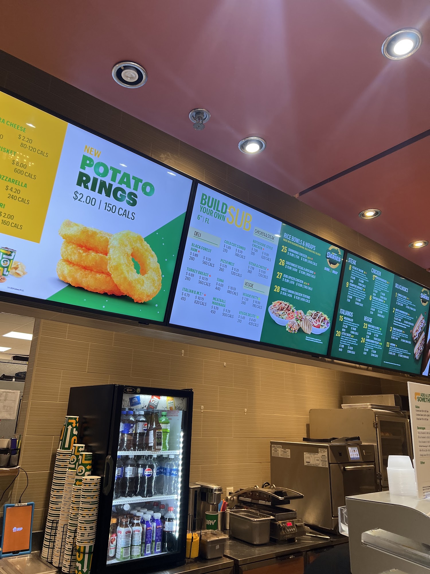Subway Menu