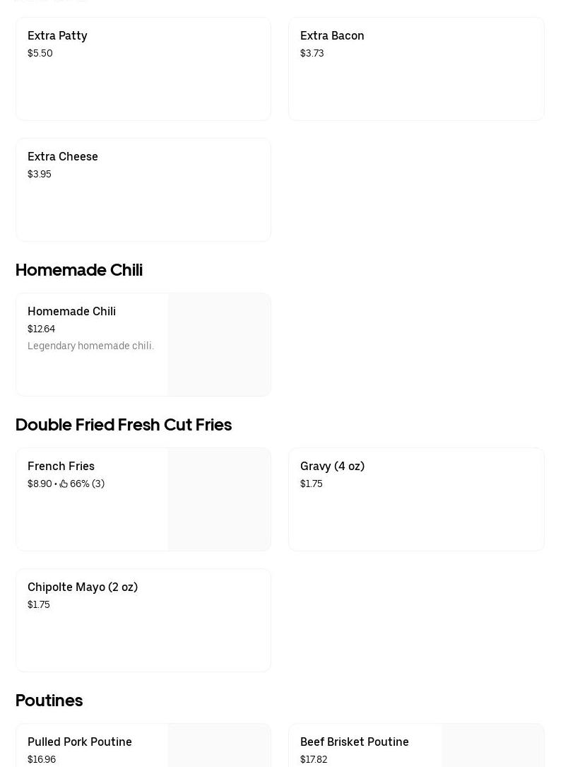 Smash Burgers Ottawa Menu