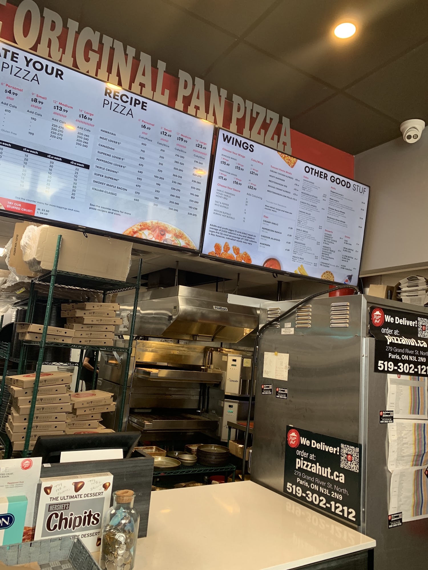 Pizza Hut Paris Menu