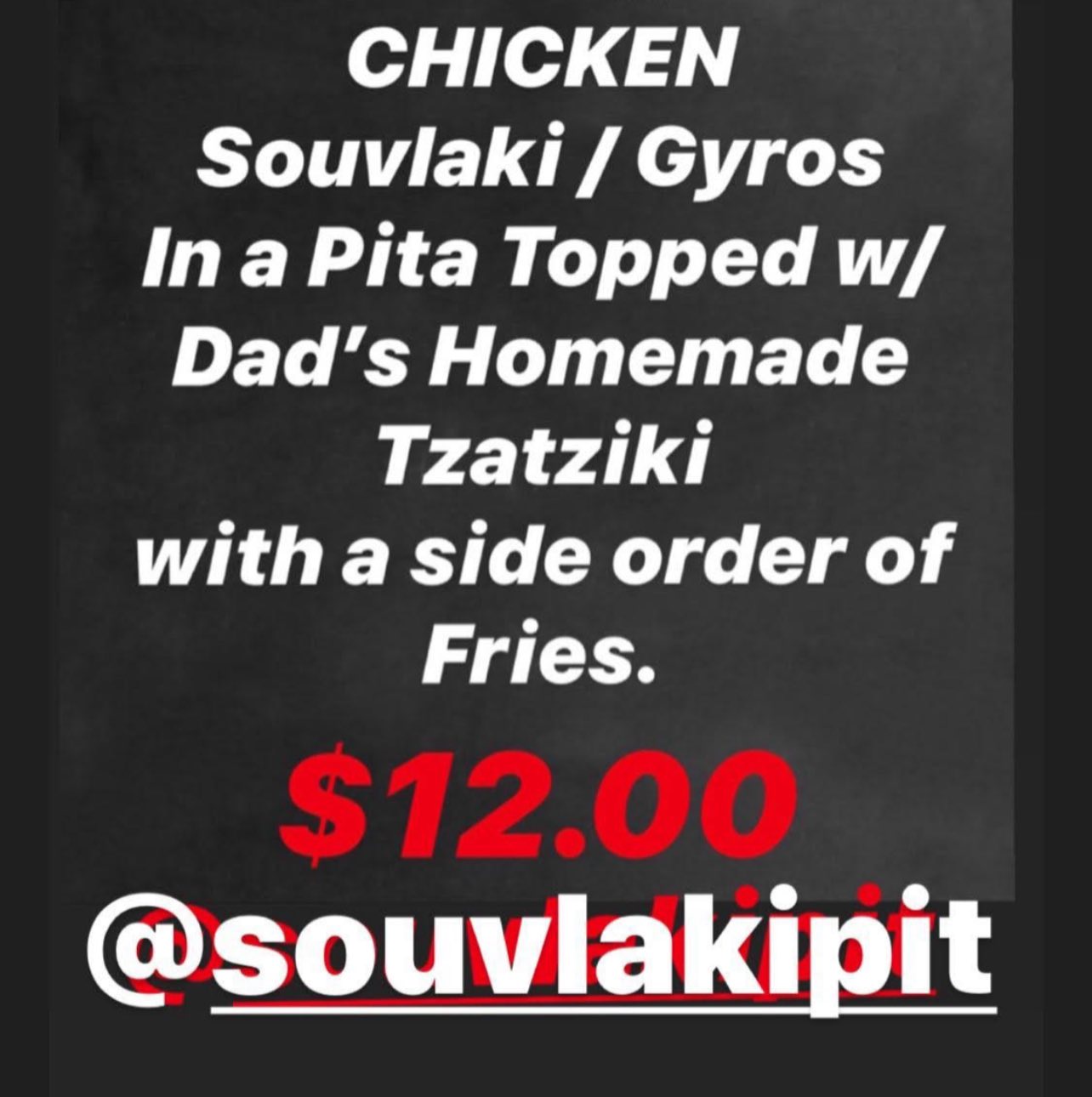 The Souvlaki Pit Menu