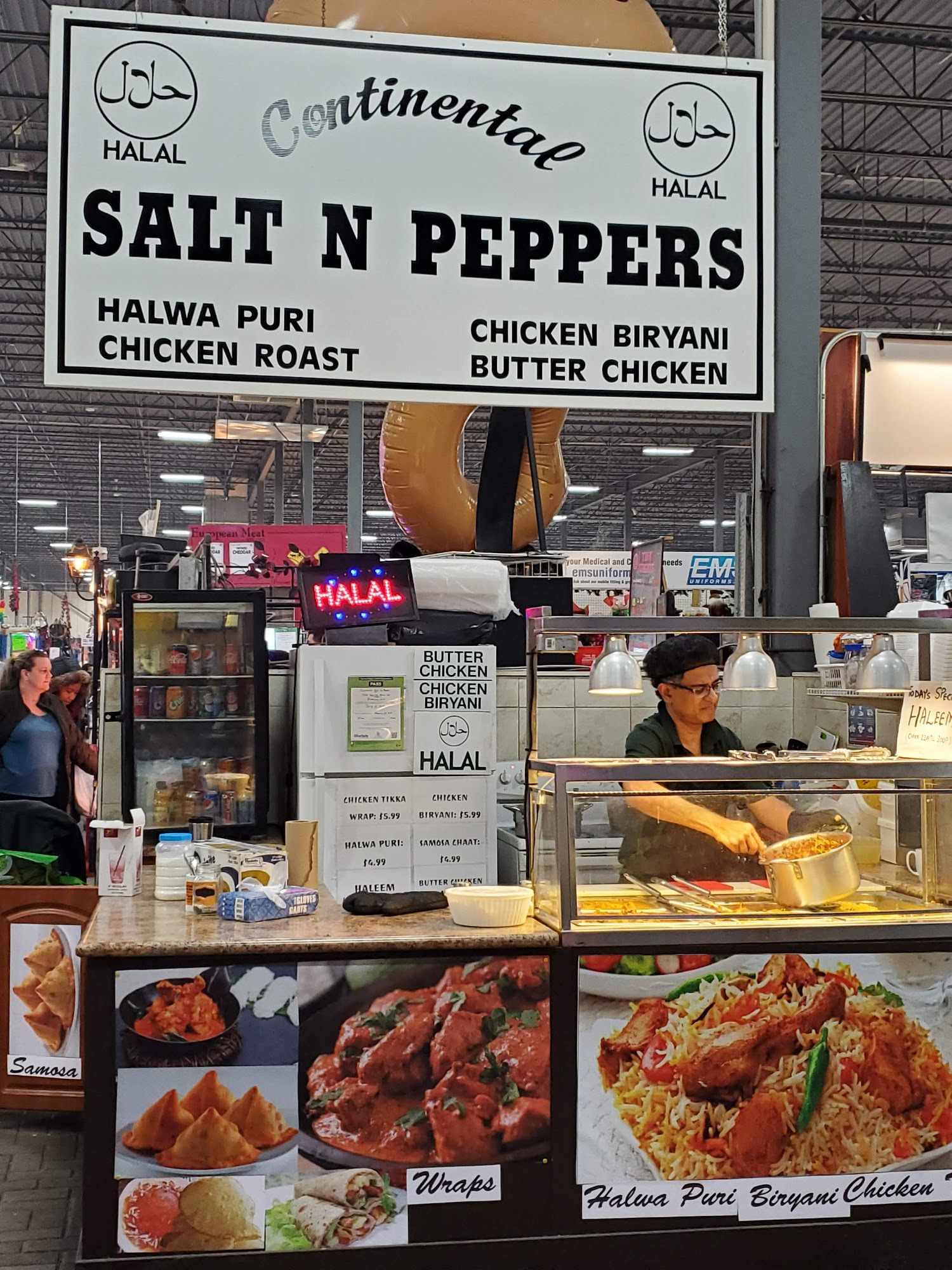 Continental Salt N Peppers Menu