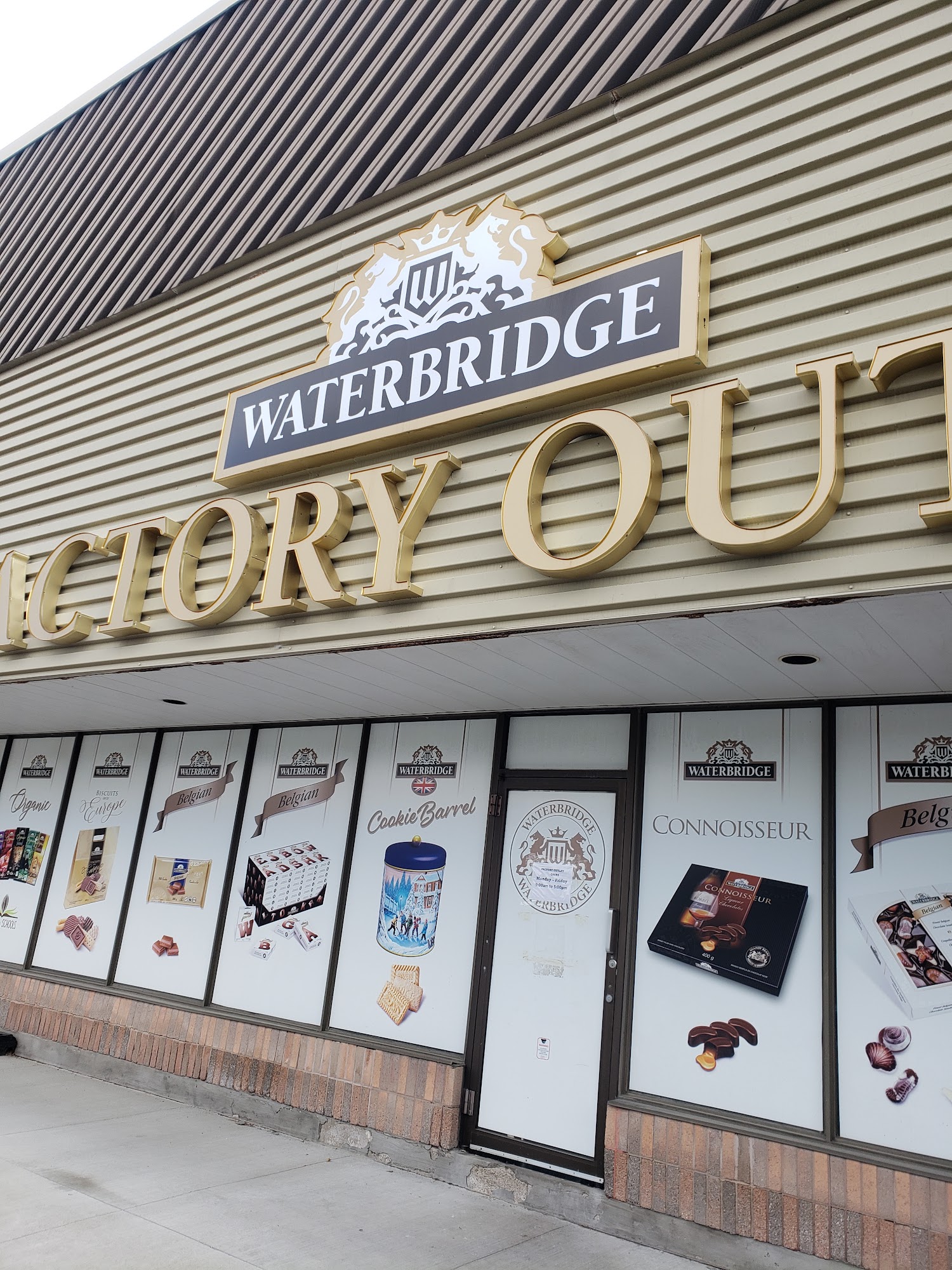Waterbridge Factory Outlet Menu