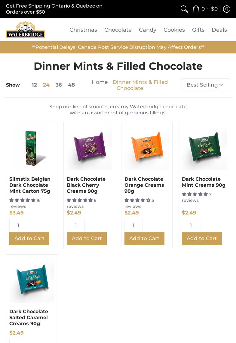 Waterbridge Factory Outlet Menu