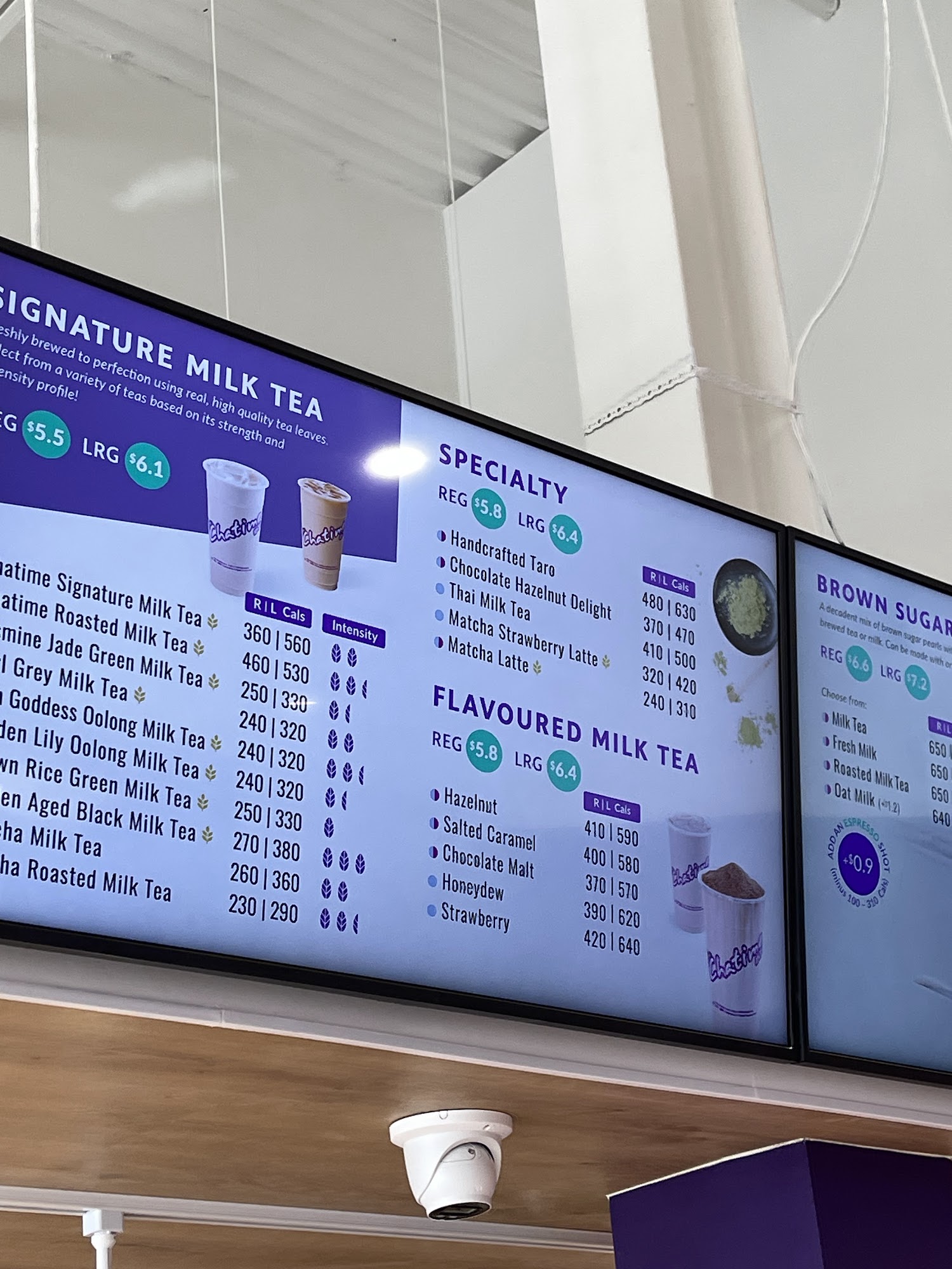 Chatime Menu