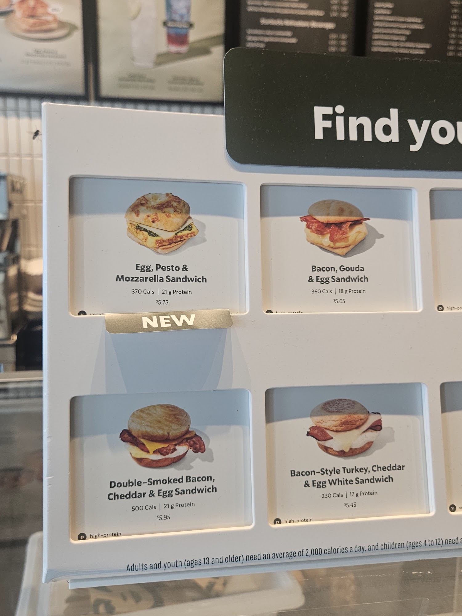 Starbucks Menu