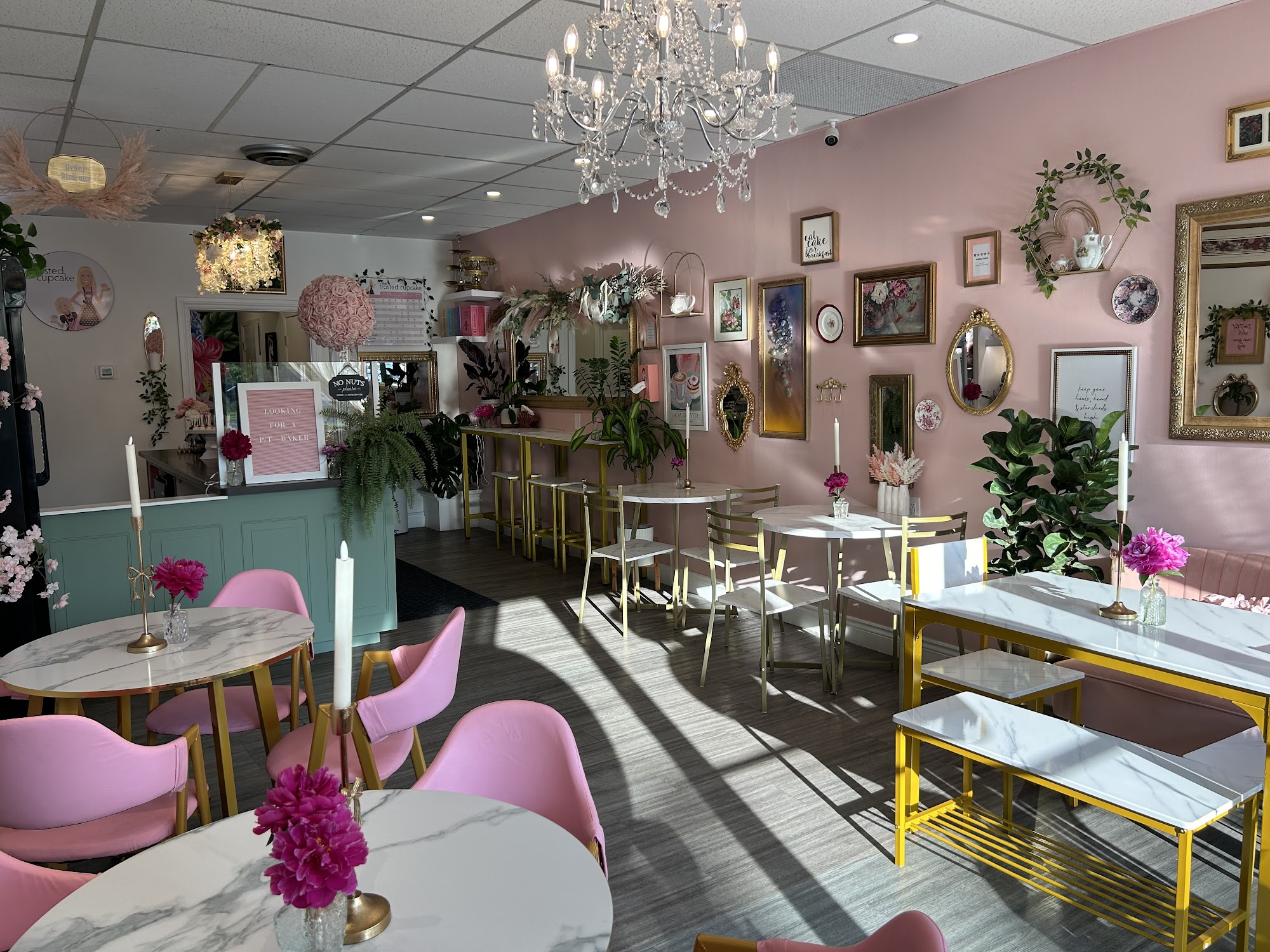 The Frosted Cupcake Menu