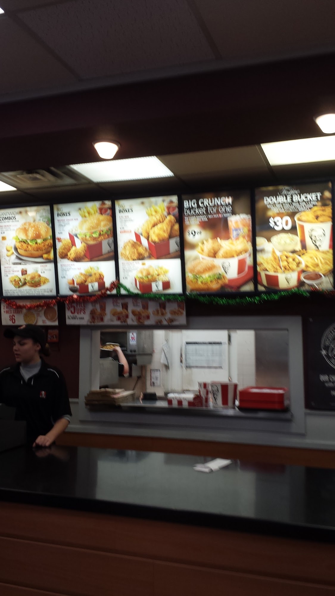 KFC Menu