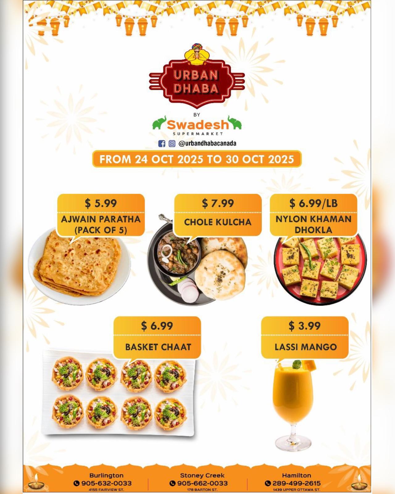 Urban Dhaba-Stoney Creek Menu