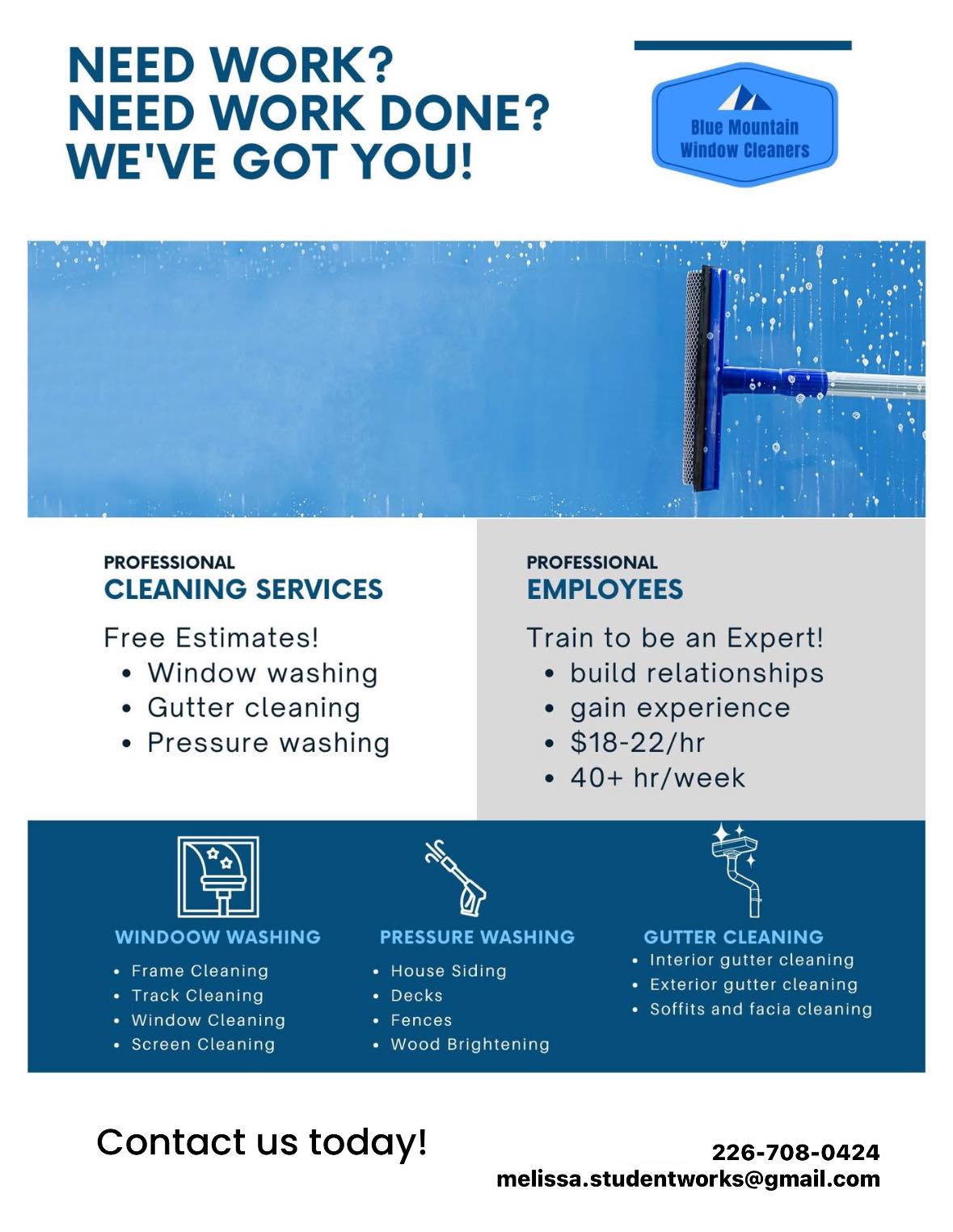 Blue Mountain Window Cleaners