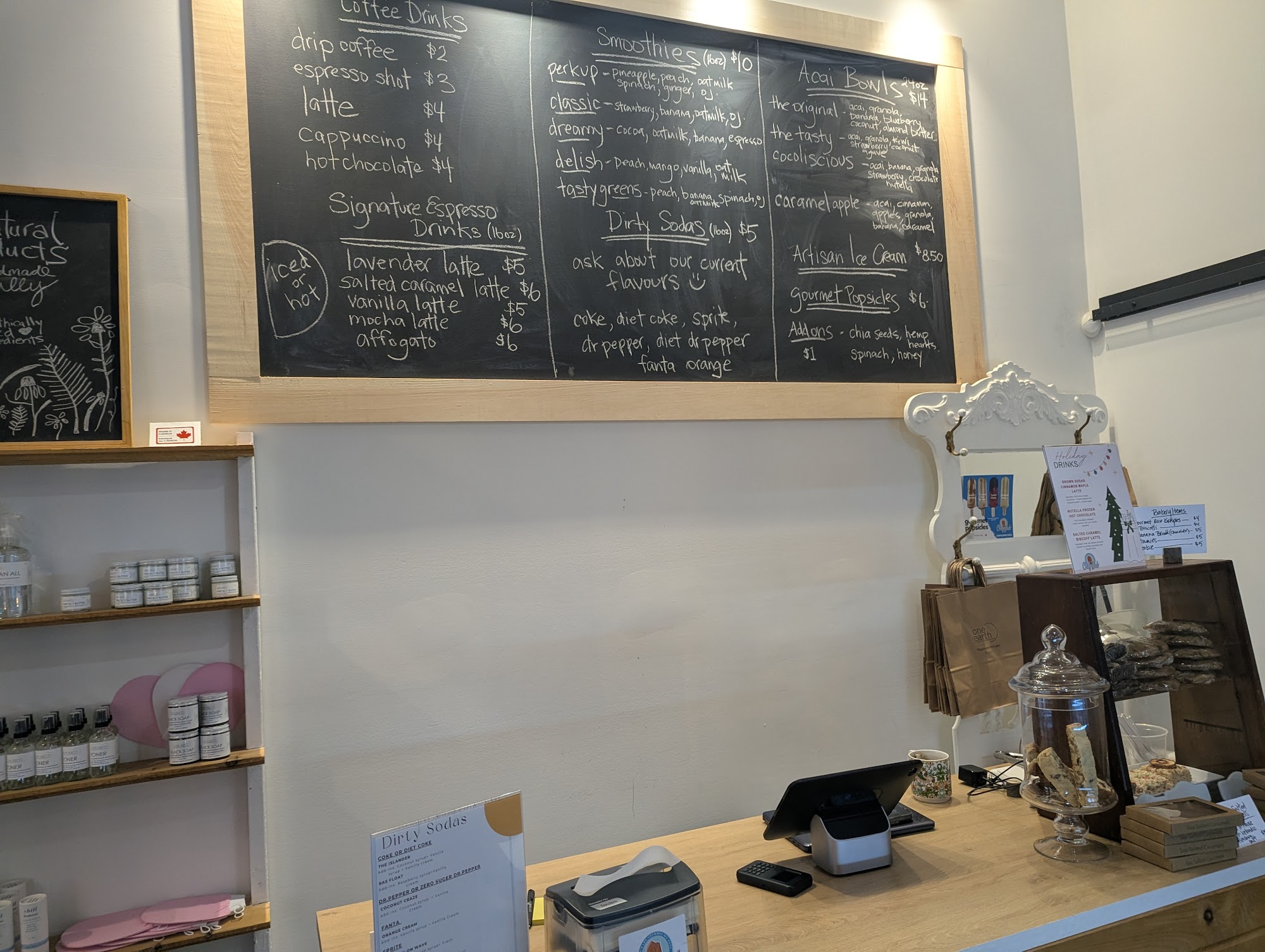 Chef and Bub Gourmet Ice Pops- Thorold Menu