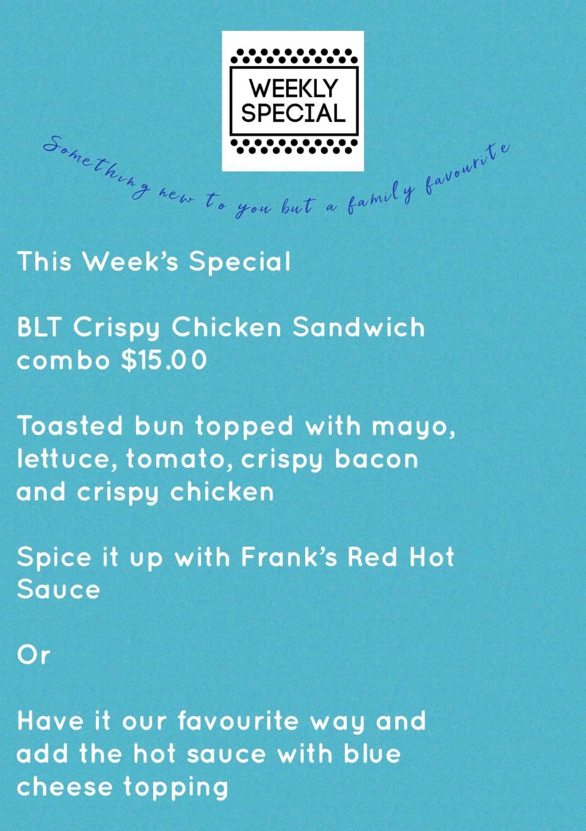 Sara's Sausage Xpress Menu