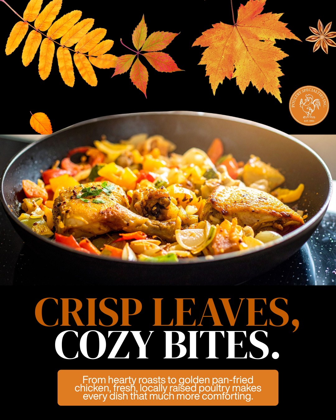 Poultry Specialties Menu