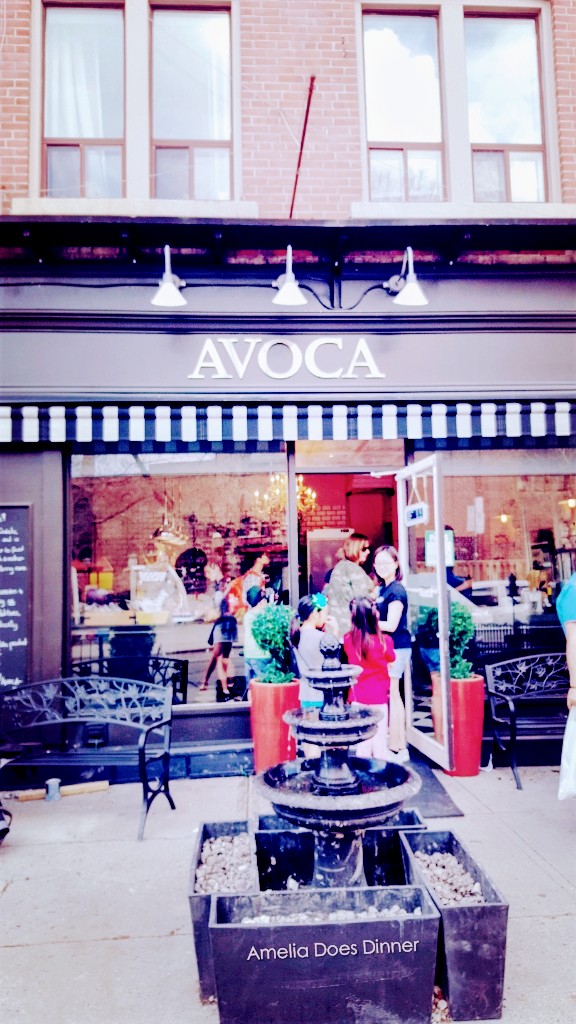 Avoca Menu