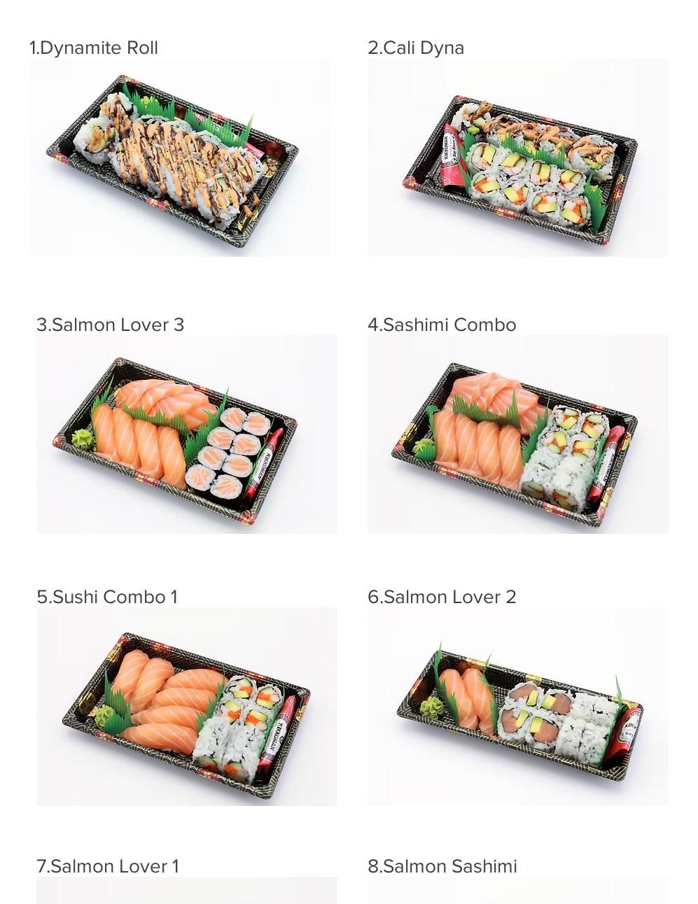 Sushi-Q Menu