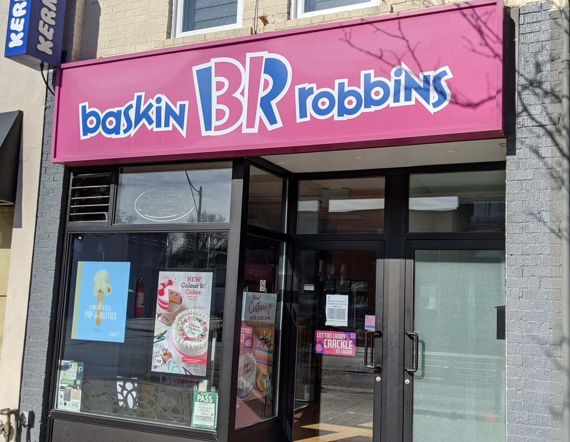 Baskin Robbins and Kernels Popcorn