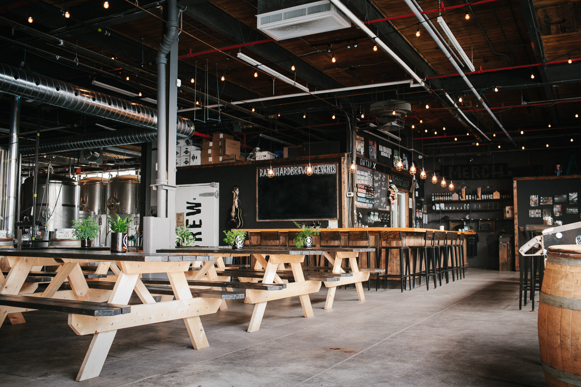 Rainhard Brewing Co. Menu