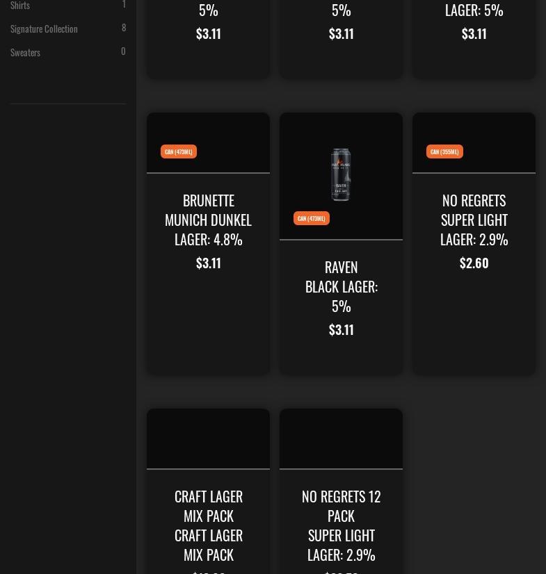 Old Flame Brewing Company Menu