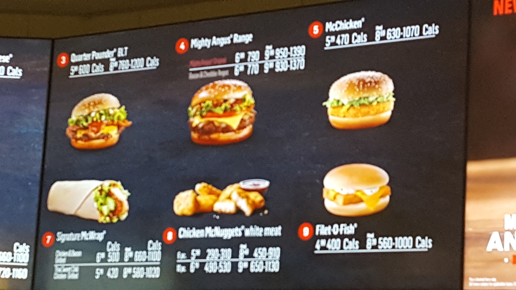McDonald's Menu