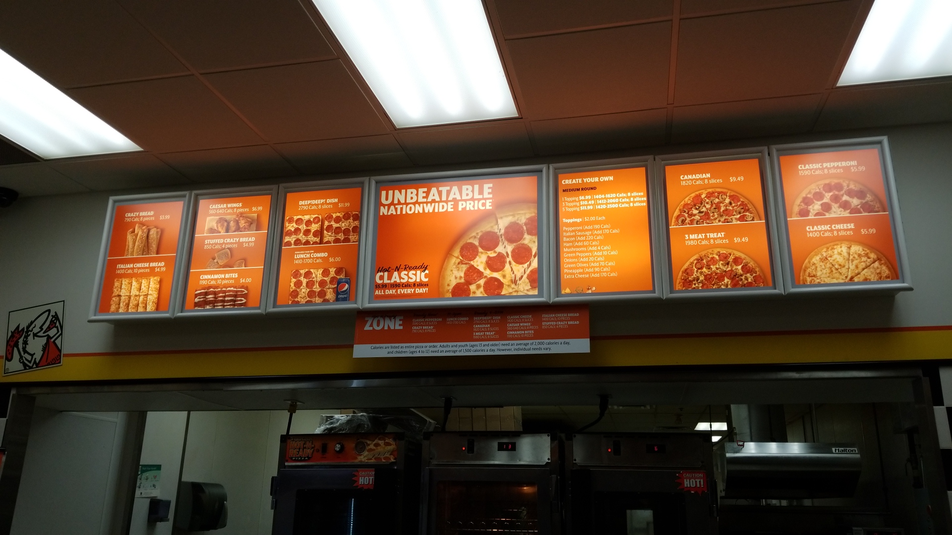 Little Caesars Pizza Menu