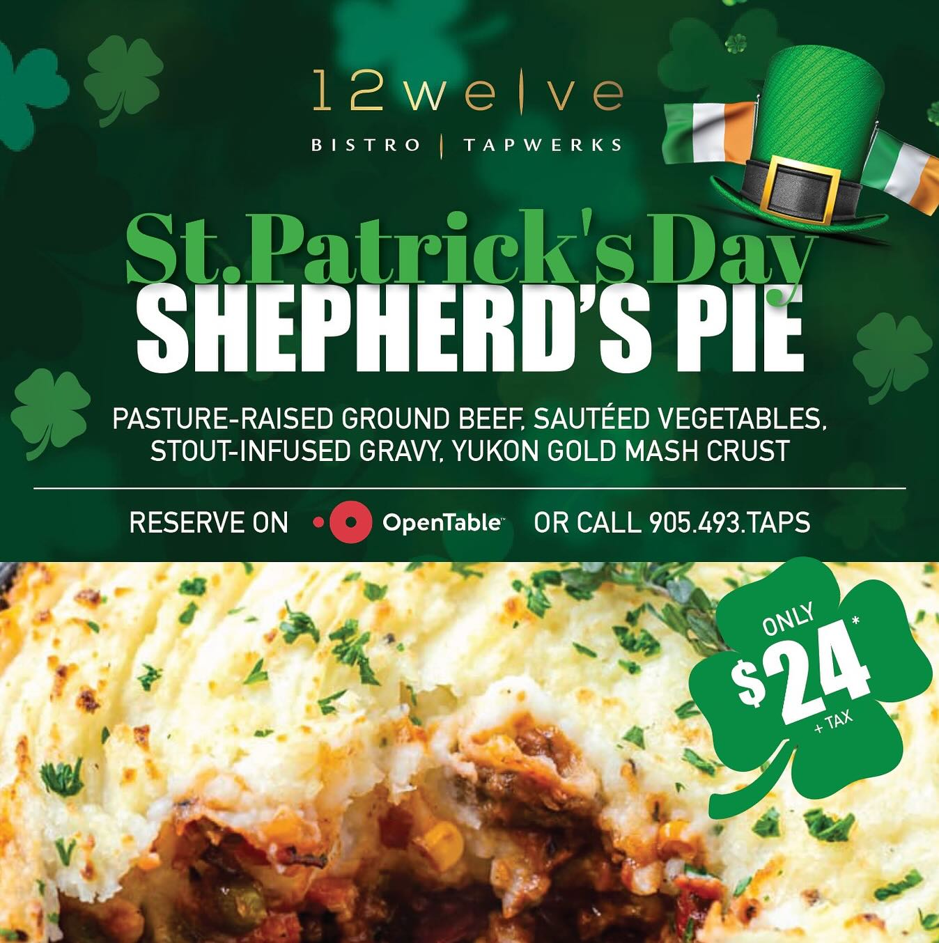 Events on 12welve Menu