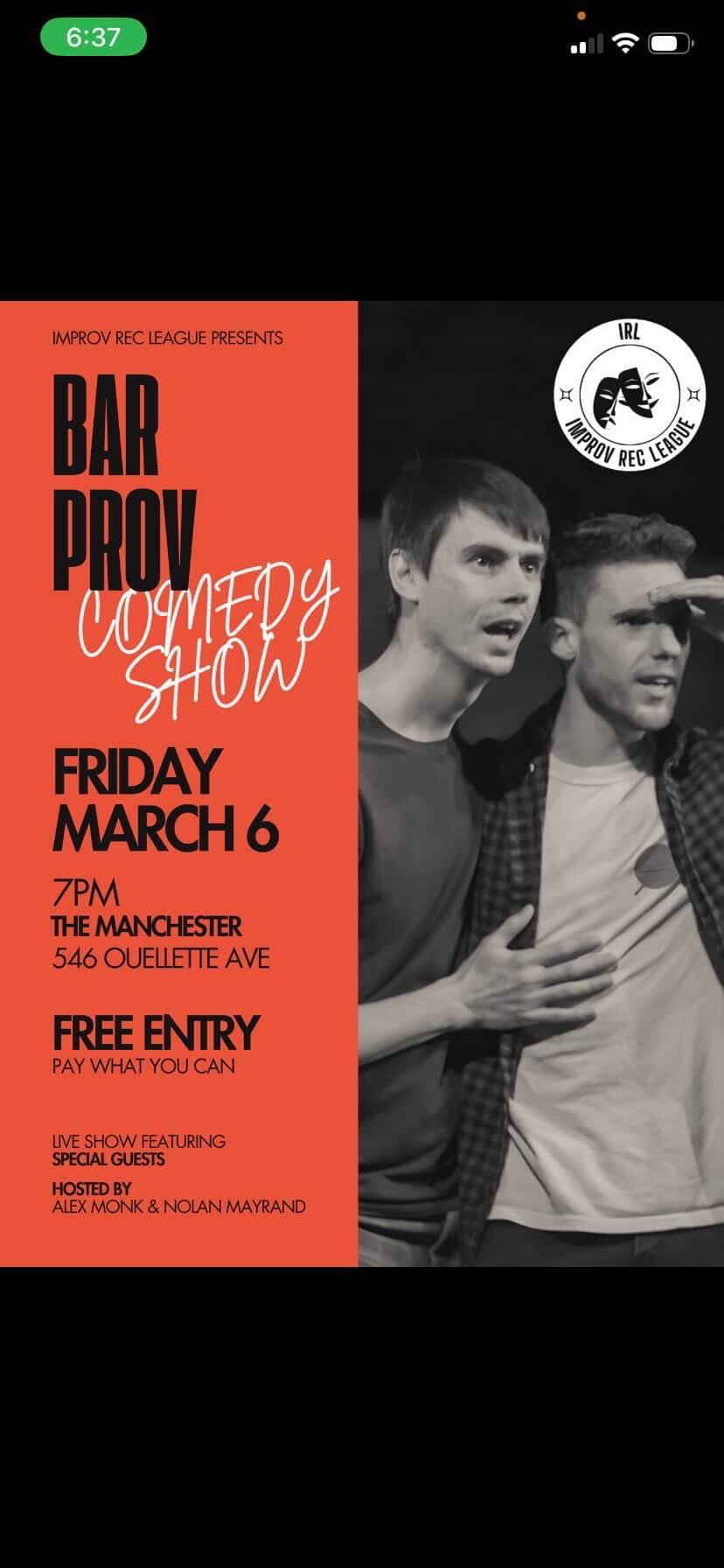 The Manchester Bar Windsor