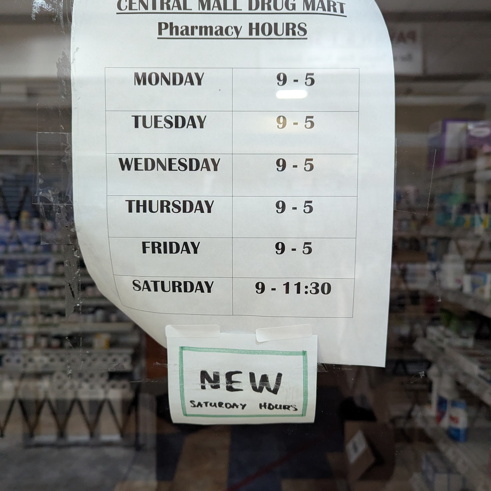 Central Mall Drug Mart (RX PharmaChoice)