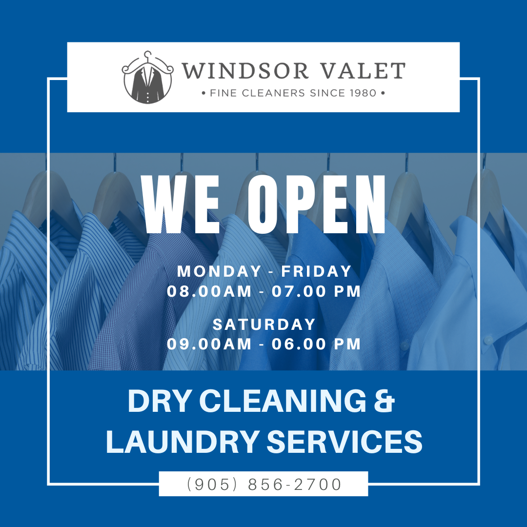 Windsor Valet - Fine Dry Cleaners Since 1980 7766 Martin Grove Rd unit 2B&D, Woodbridge, ON L4L 2C7