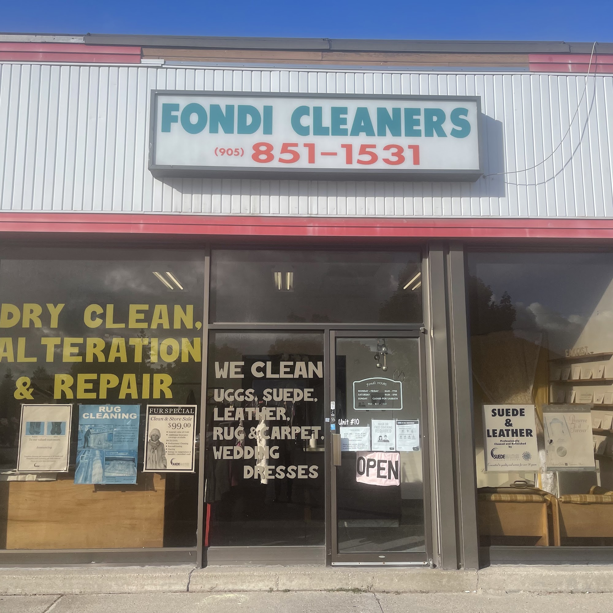 Fondi Cleaners 7766 Martin Grove Rd Unit 10, Woodbridge, ON L4L 2C7