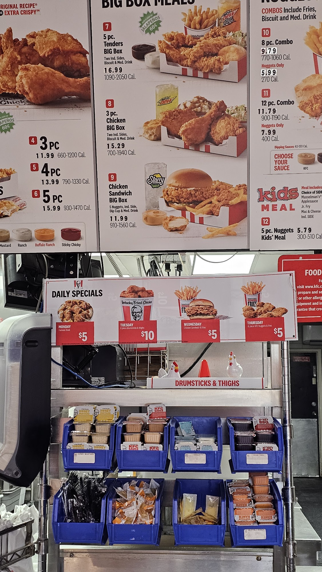KFC Menu