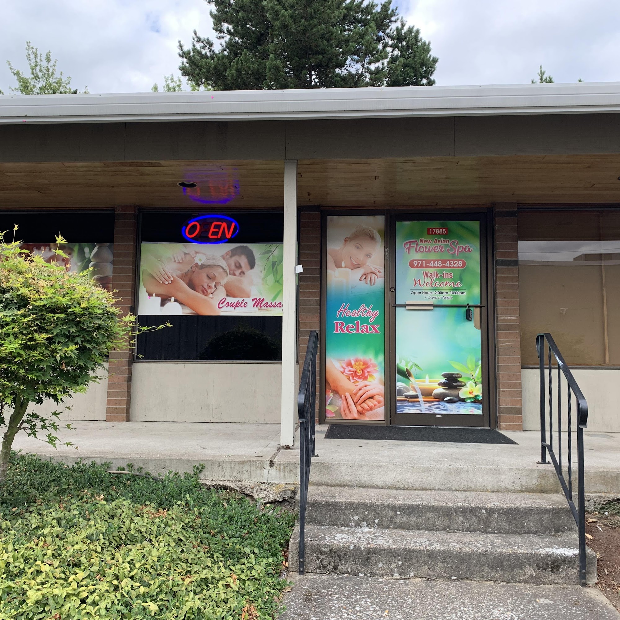 New Asian Flower Spa 17885 SW Tualatin Valley Hwy, Beaverton Oregon 97006