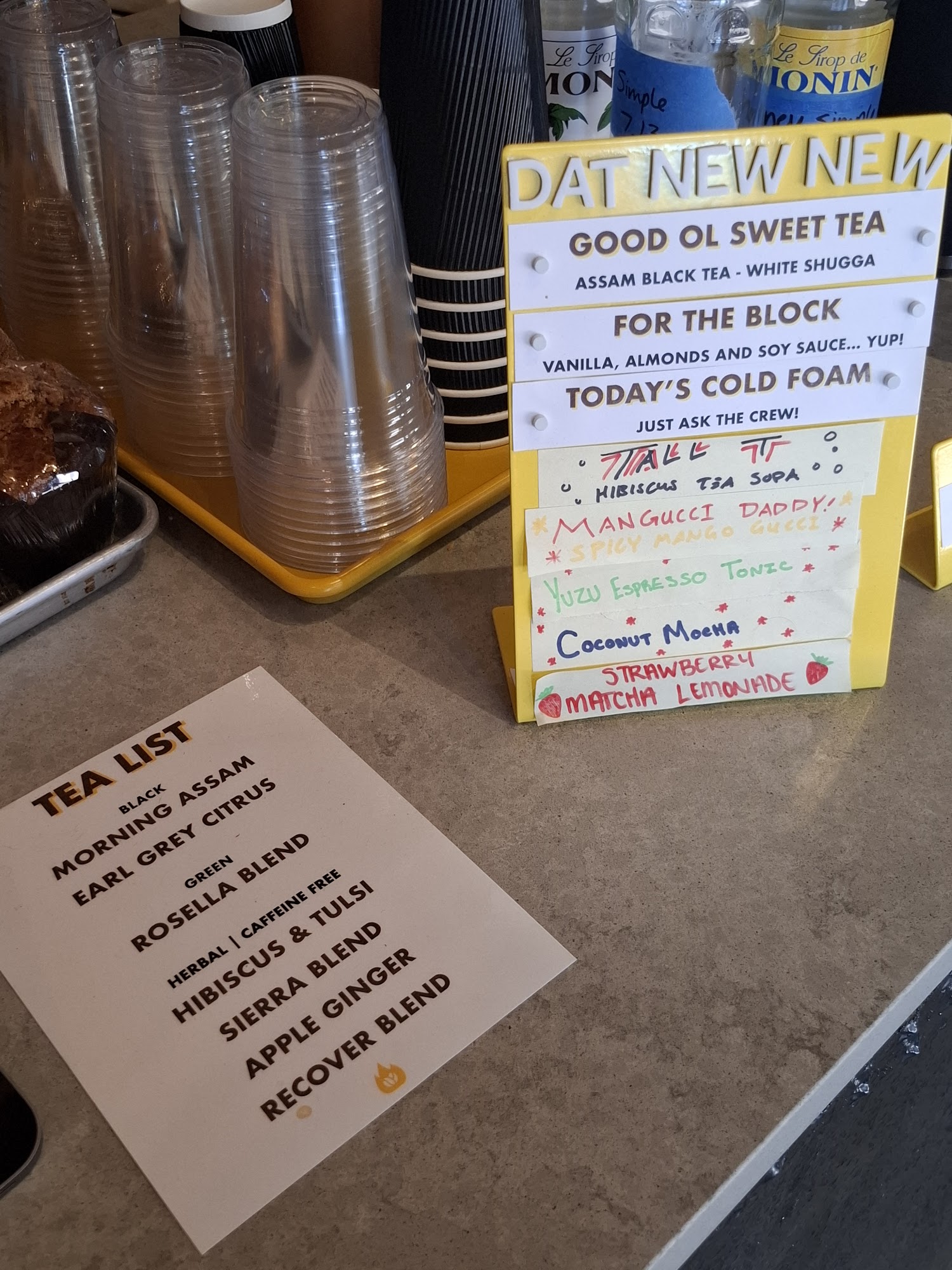 Deadstock Coffee Beaverton Menu
