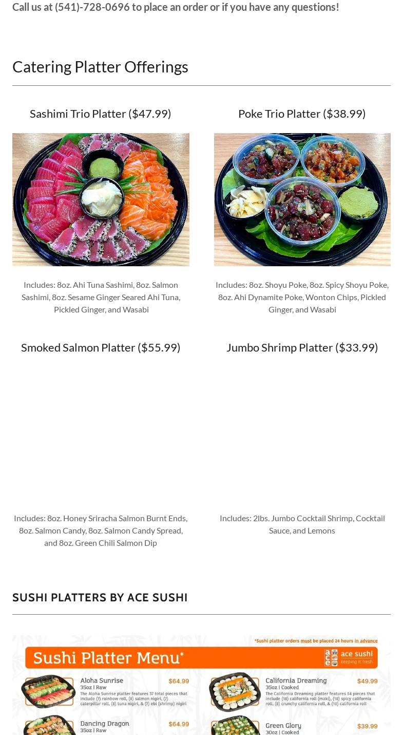 Sebastian's Seafood and Specialty Market Menu