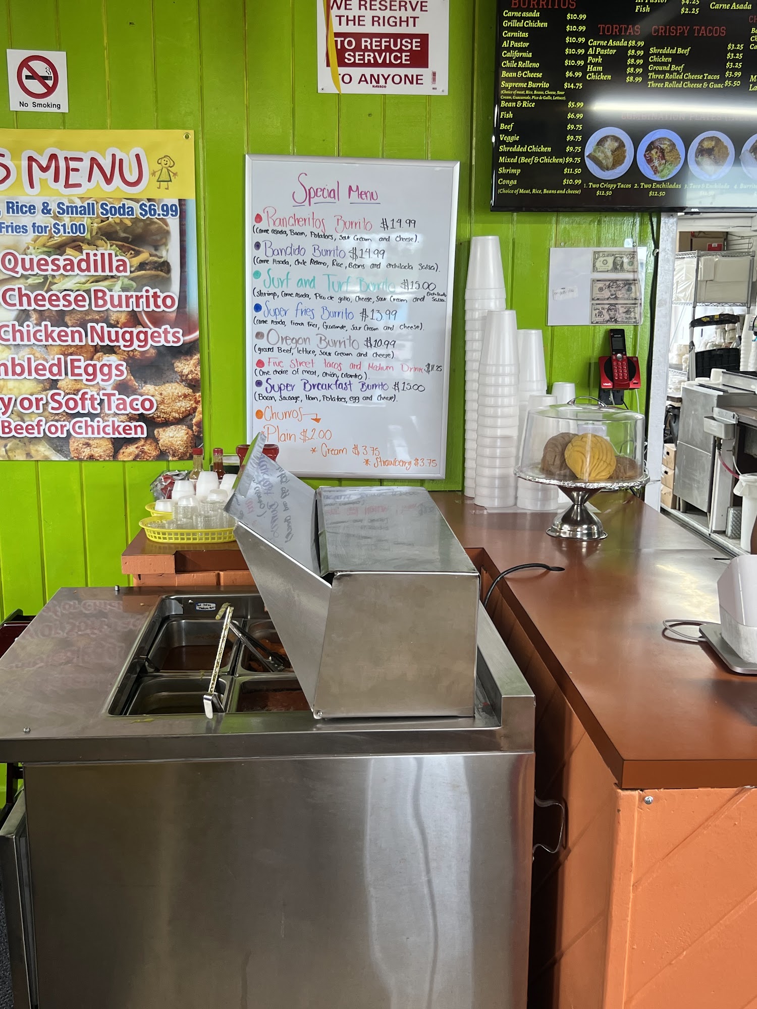Eduardo’s Taco Shop Menu