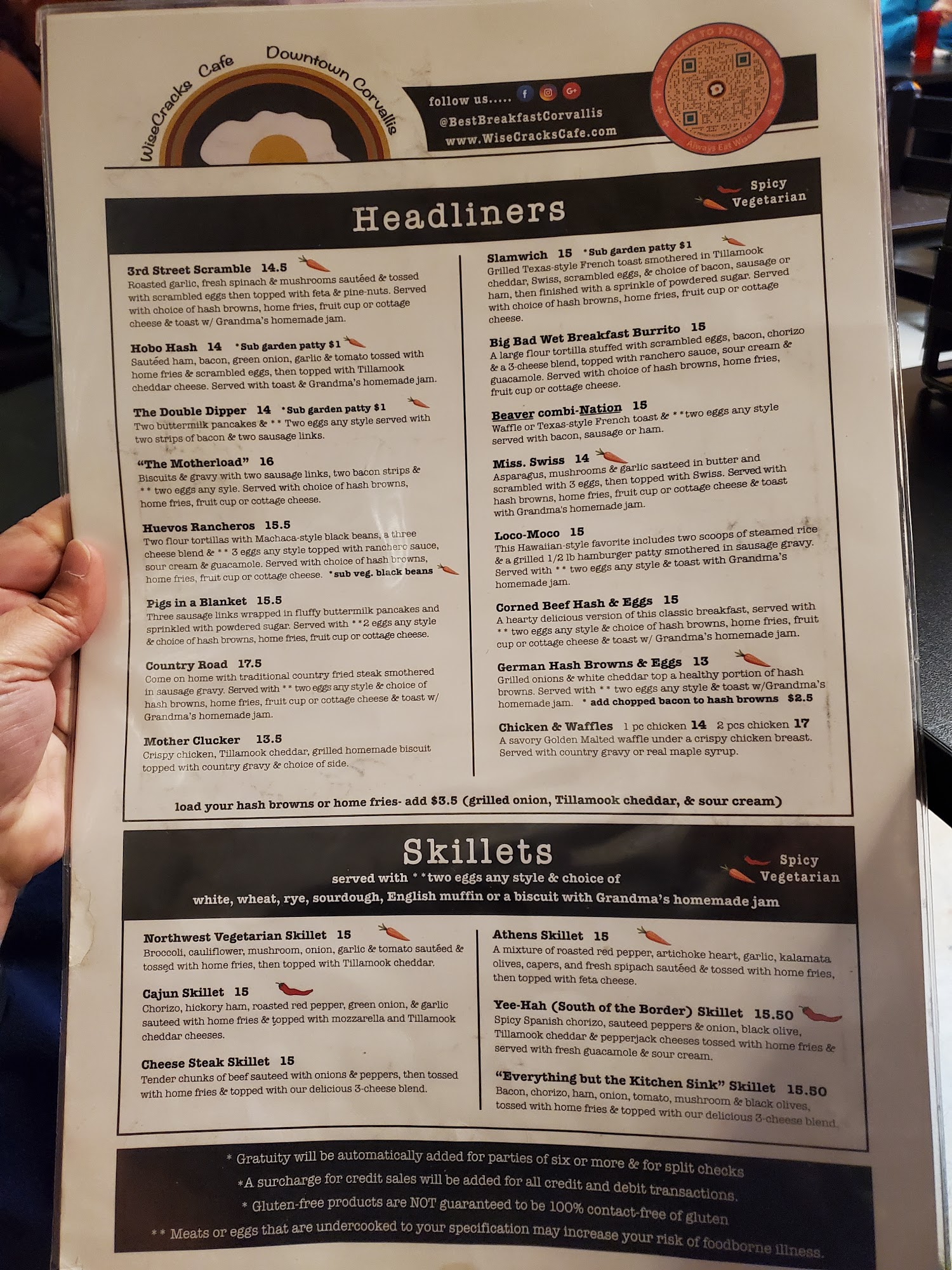 WiseCracks Cafe Corvallis