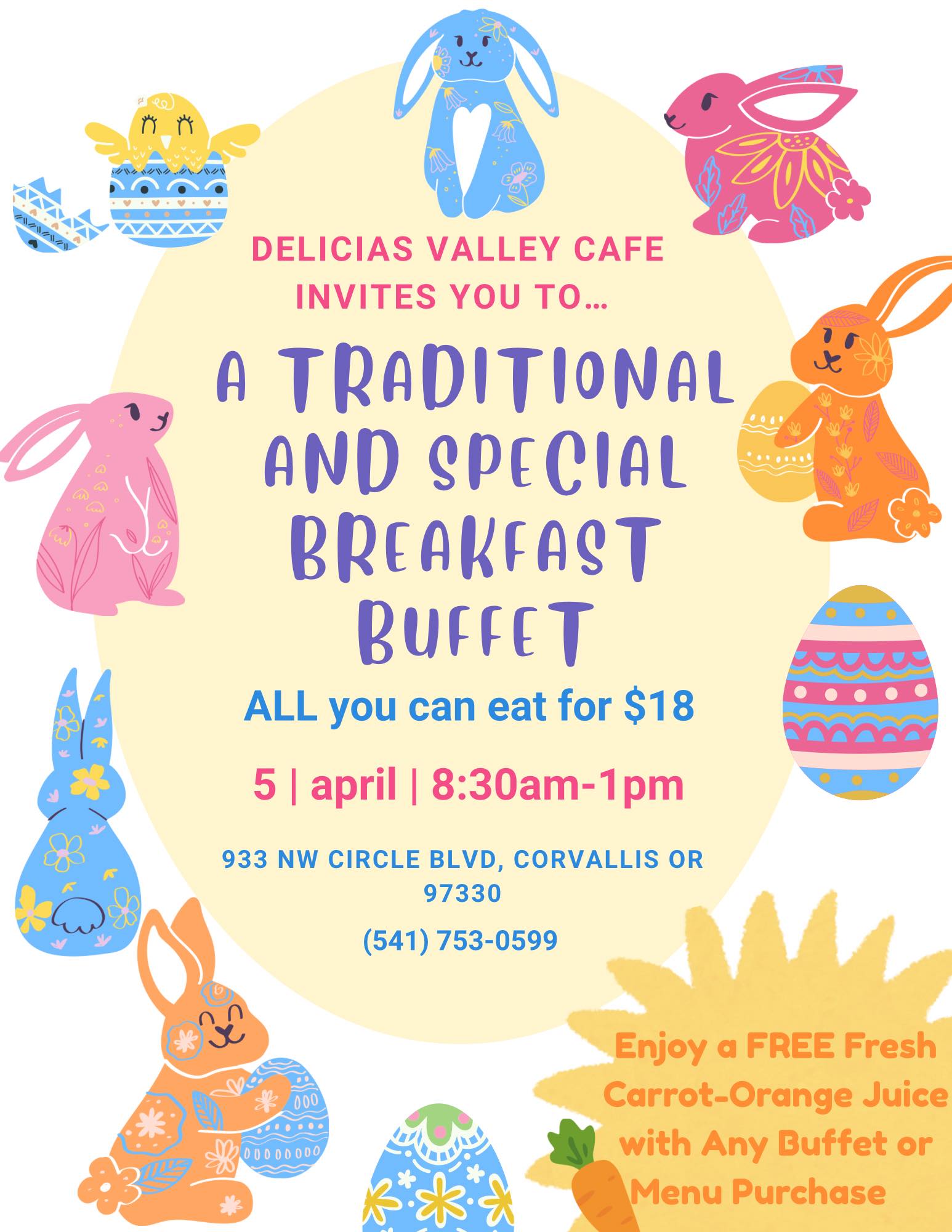 Delicias Valley Cafe Corvallis